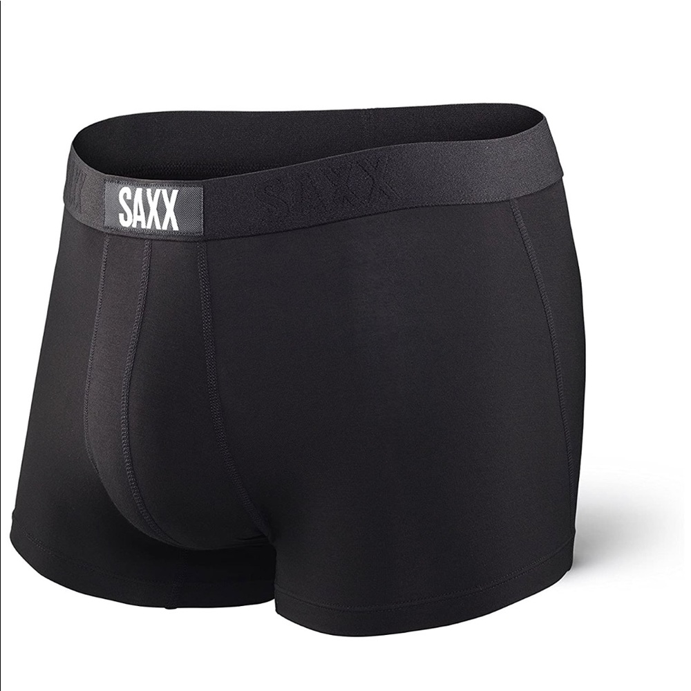 Saxx underwear vibe no fly trunk black m